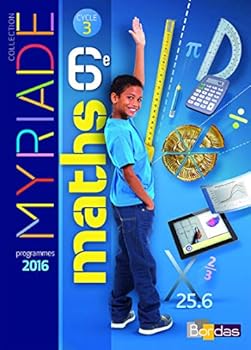Paperback Myriade Mathématiques 6e 2016 Manuel élève [French] Book