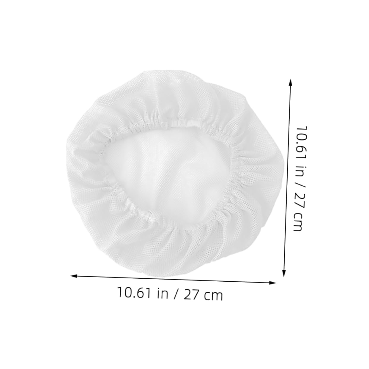 VANZACK 8pcs Chef Hat Mesh Caps Elastic Hair Net for Food Service Kitchen and Medical Labs Adjustable and Breathable Unisex Head Covers in