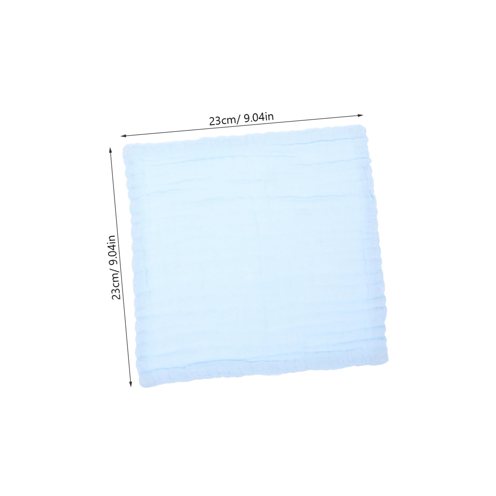 ifundom 10pcs Muslin Washcloths Soft Additive Burp Cloths for Wiping Drool Face Cleaning Handkerchief Use Safe Practical Accessories