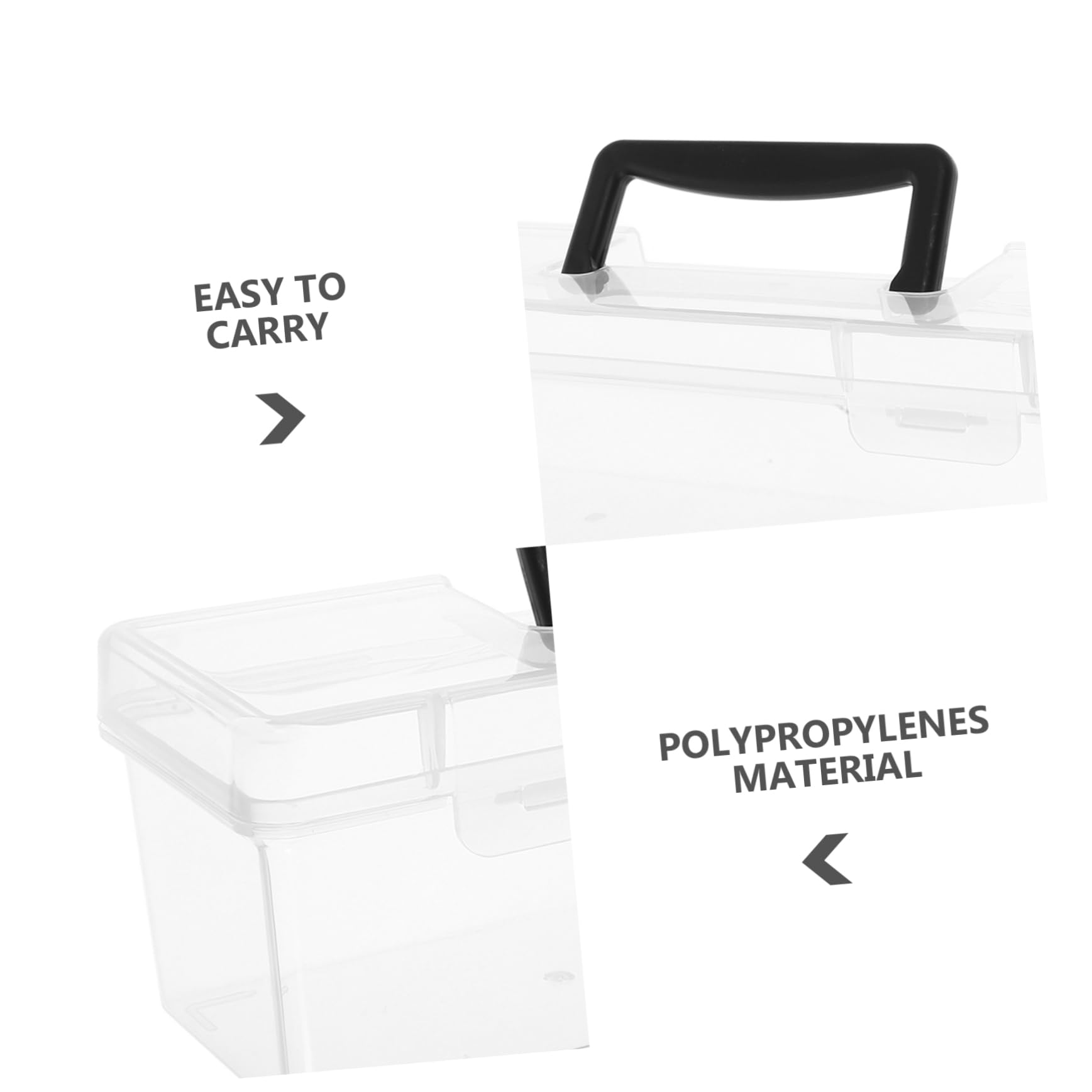 NULYLU Tool Storage Organizer Home Tool Kits for Purpose Utility Storage Box Plastic Organizer Box