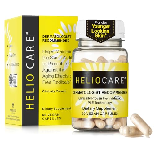 Heliocare Skin Care Dietary Supplement: 240mg Polypodium Leucotomos Extract Pills - Antioxidant Rich...