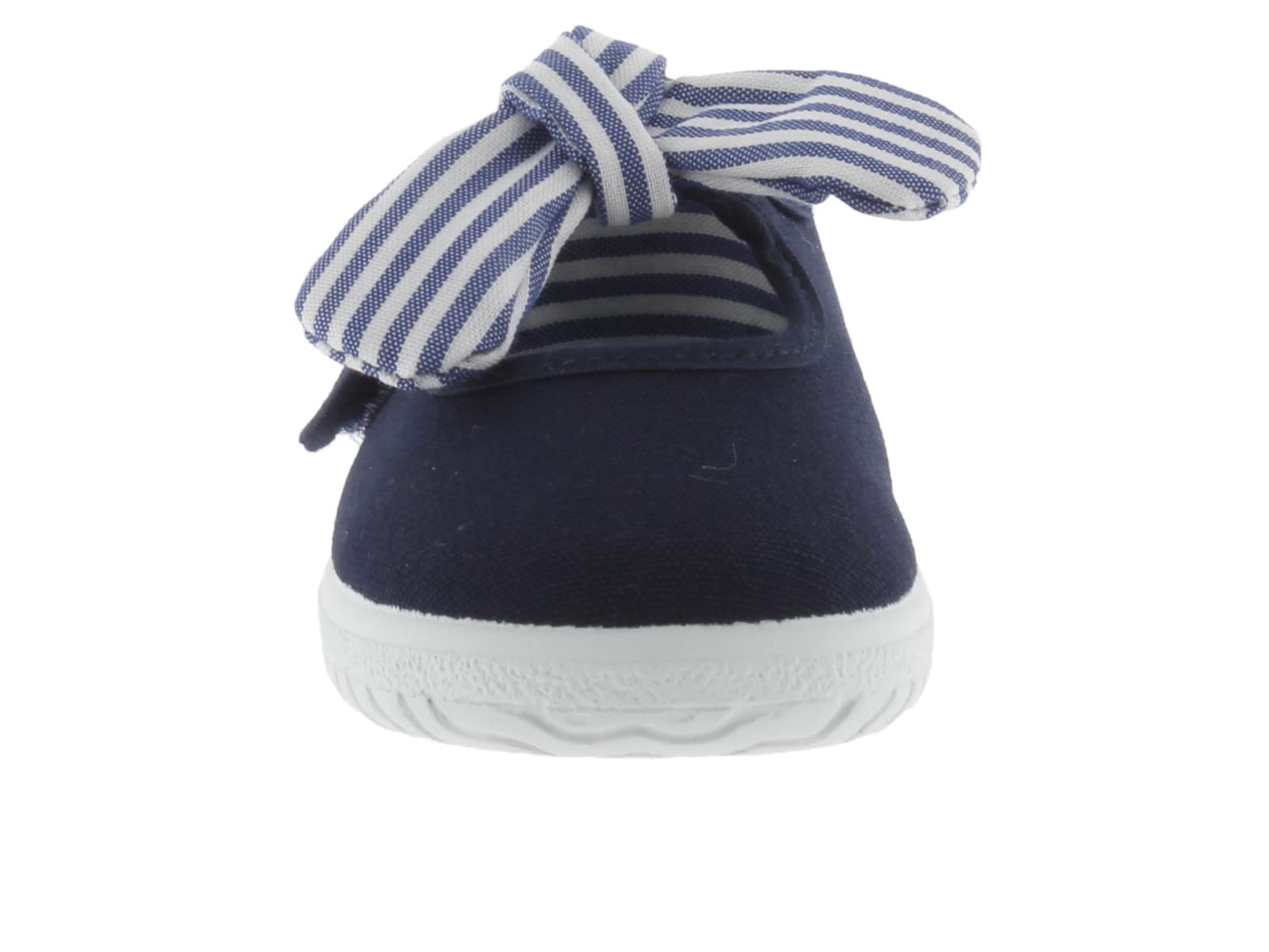 Victoria Ballerines Unisexe Ojalá Toile & Bande Auto-Agrippante & N UD Rayé 105110 pour Enfants