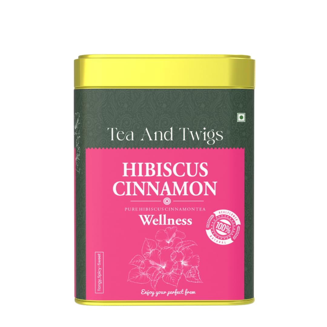 Tea And Twigs - Hibiscus Cinnamon Tea - 15 Tea Bags | Herbal Teas | Natural Hibiscus Flower and Cinnamon| Caffeine Free | Wellness Tea (B0CNQZRL42) Amazon Price History, Amazon Price Tracker