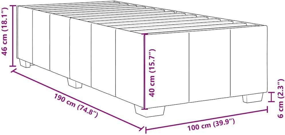 Twin Bed Frame Light Gray Polyester Upholstery with Engineered Wood and Plywood Construction, Modern Platform Foundation for Bedroom, Sturdy Durable Mattress Support, Easy Assembly