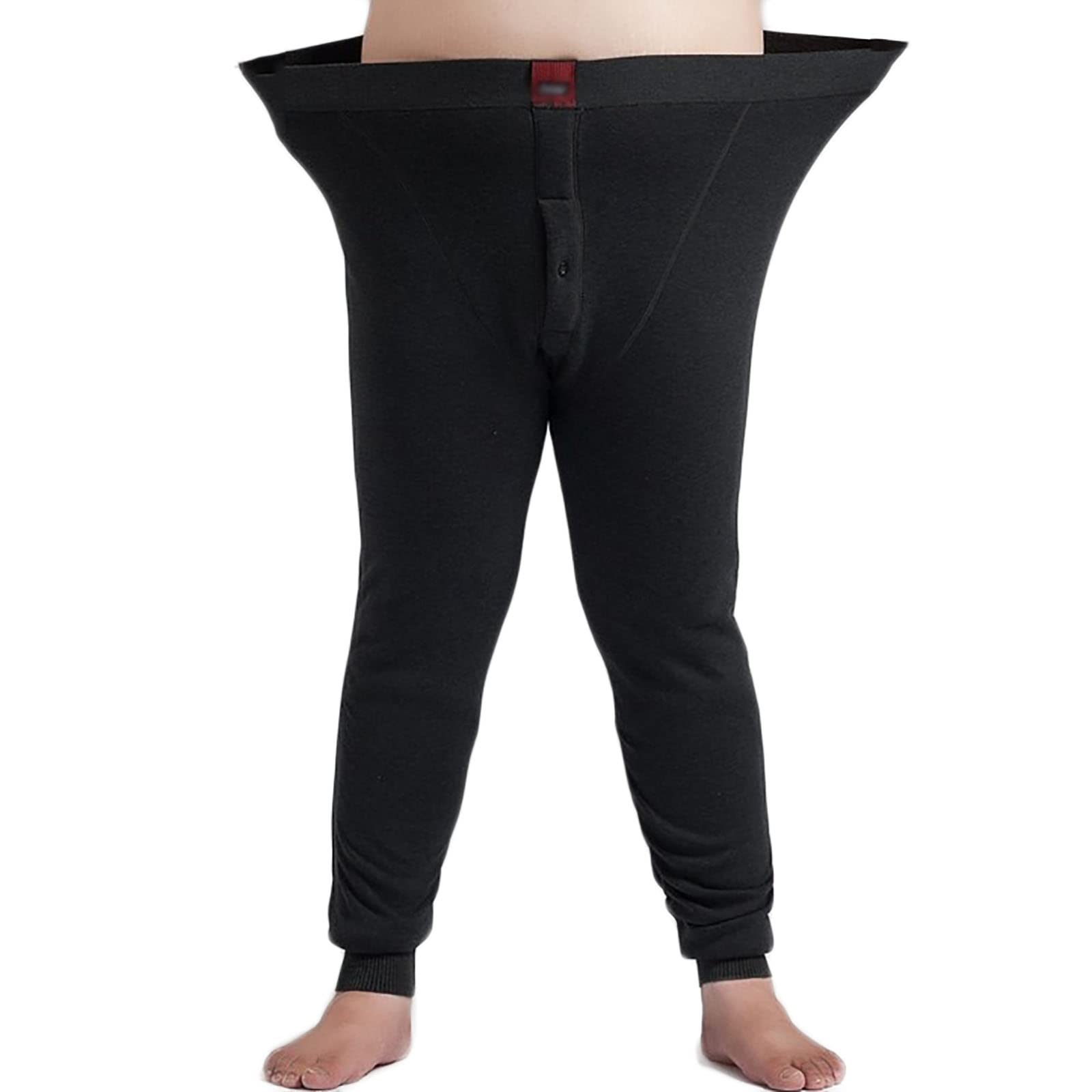 G&F Hombres Pantalones Térmicos Calzoncillos Largos Cálidos Capa Base Pantalones Interior Invierno (Color : Dark Gray, Size : 5XL)