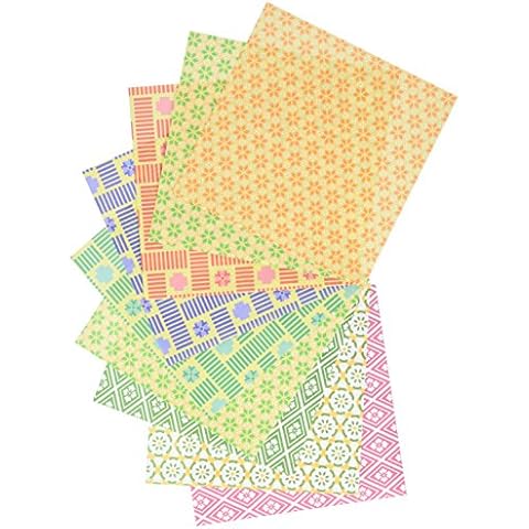 Aitoh Origami Paper x 6-inch 48 Sheets-Komon Chiyogami Cover