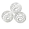 Demarkt 3 stuks Mixer Ball roestvrij staal 304 voor het mixen van eiwit diameter 5,0 cm