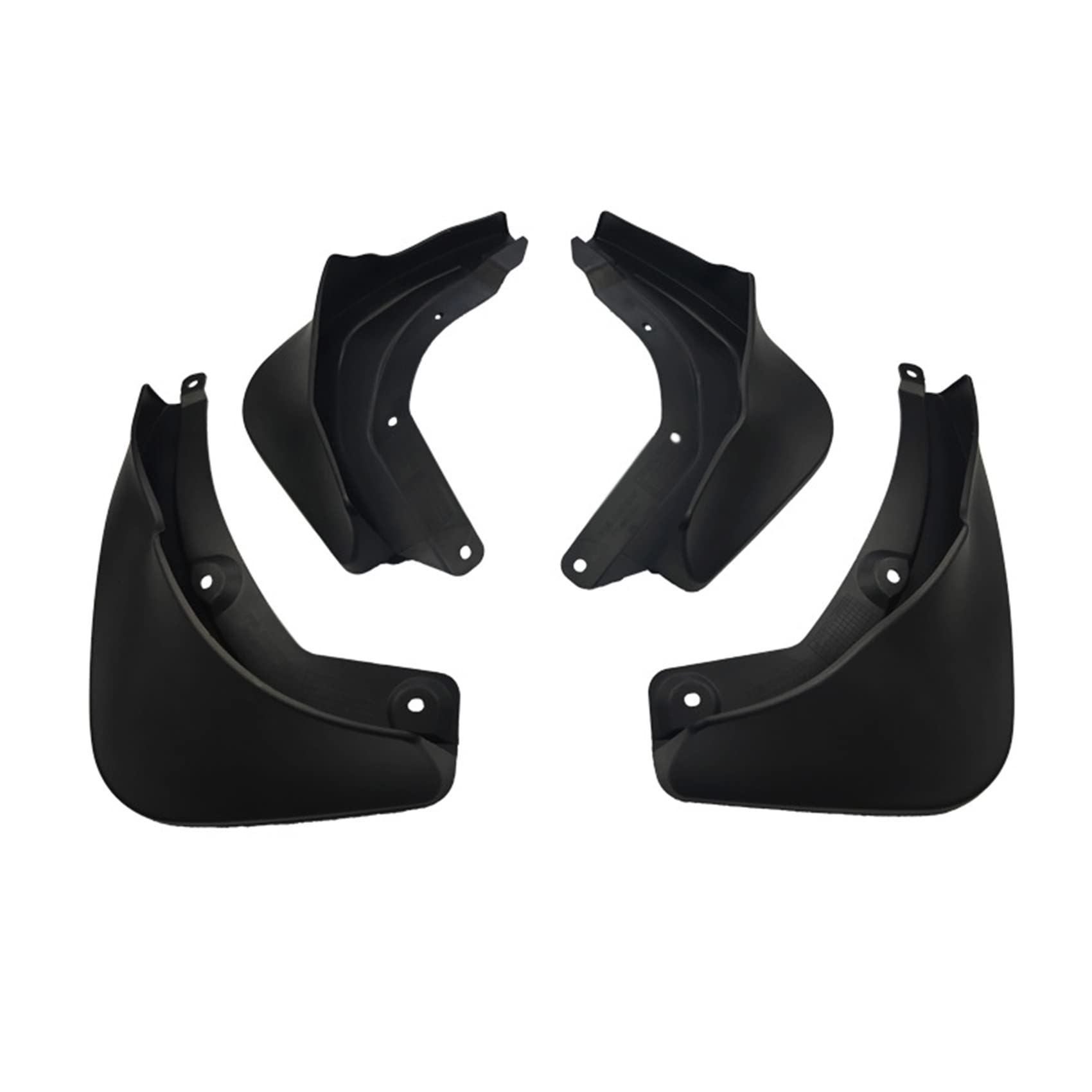 4 Pezzi Set Parafango Auto Paraspruzzi Compatibile per Mercedes-Benz EQC 2021-2022 Accessori Anteriore Posteriore Sinistro Destro Parafanghi Kit Protezione Con Viti Di Fissaggio