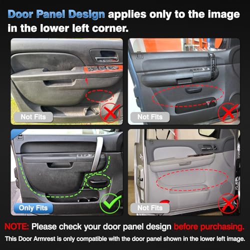 Chevy GMC Sierra Silverado Front Left Armrest Repair Kit