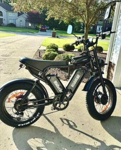 Electric Bike for Adults Q20, 2000/1500W, 37/30MPH,52V 40AH,48V/20AH E-Bike,30-180 Miles Electric Motorcycle, 20" Fat Tire Dirt Bike, UL2849 All Terrain for Mountains, Snow, Sand, Road photo review