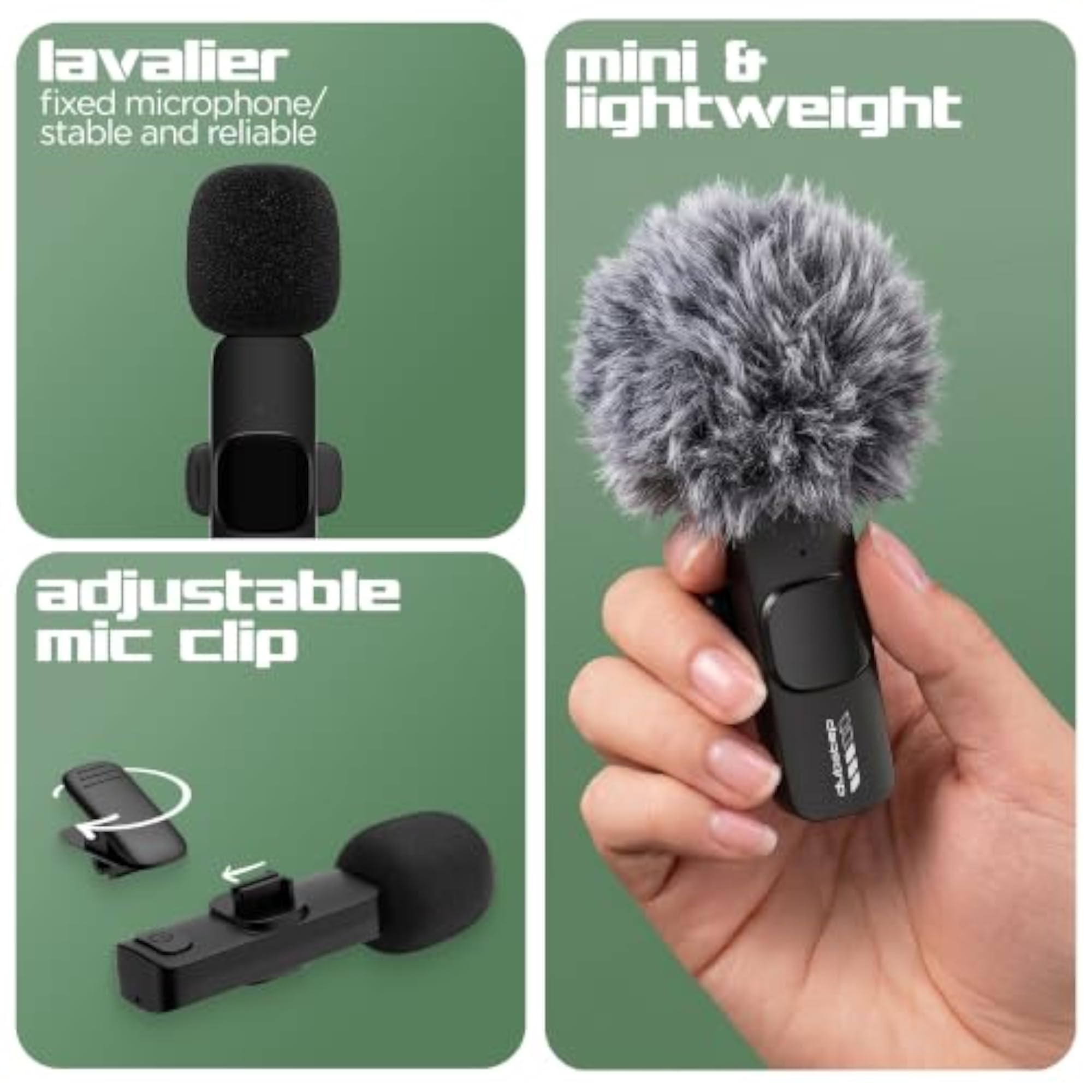 Voxpop V2 Dual Wireless Microphone with Noise Reduction