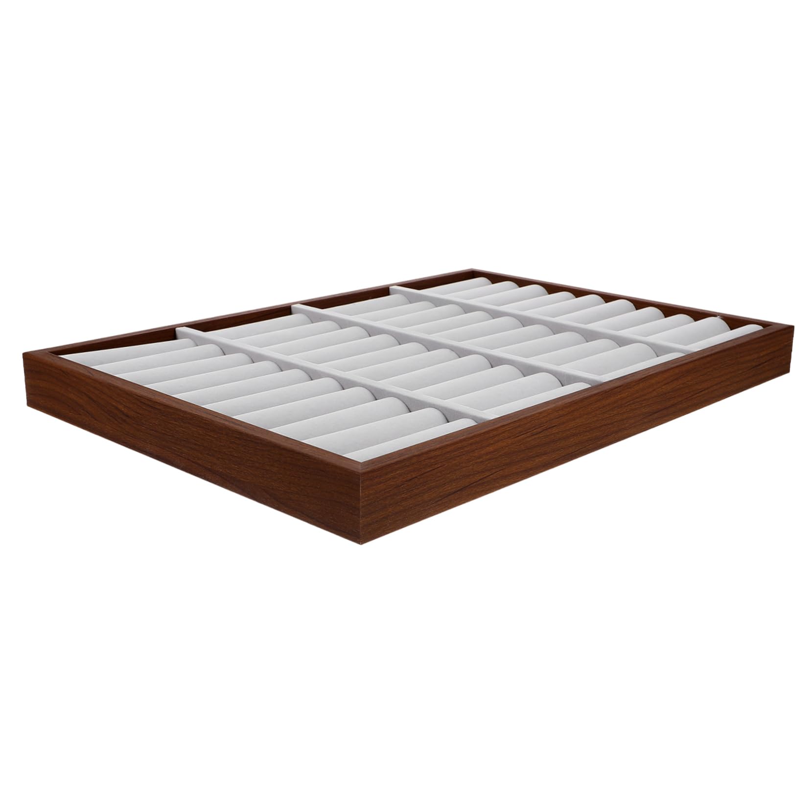 Plateau de Rangement pour Bijoux Support de pour Bracelets Anneaux et Boucles Oreilles pour Magasins de Détail