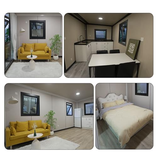 20ft Prefab Tiny Home – Foldable Container House with 2-3 Bedrooms Full Kitchen & Bathroom, Portable Modular Steel Frame Cabin, Quick-Build Customizable Prefabricated House, Expandable Home for Sale - Image 4