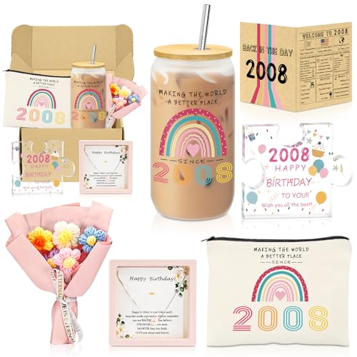 Mother's Day Gifts,Birthday Gift for Women,Initial Canvas Tote Bag,Personalized Gifts for Women,16oz Glass Cup With Straw,Jewelry Storage Box,Monogrammed Gift for Woman Mom Sister Bestie-T