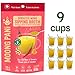 Moong Pani Golden Vegetable Mung Broth Powder w/Plant Protein 9 Servings Travel Packs,High Protein & Fibre Spicy Cayenne & Turmeric, Bouillon, Non-GMO Veg Stock, Makes Nourishing Soups and Stews