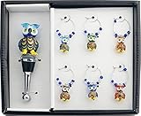 LS Arts 7 Piece Owl Gift Set, Multicolor