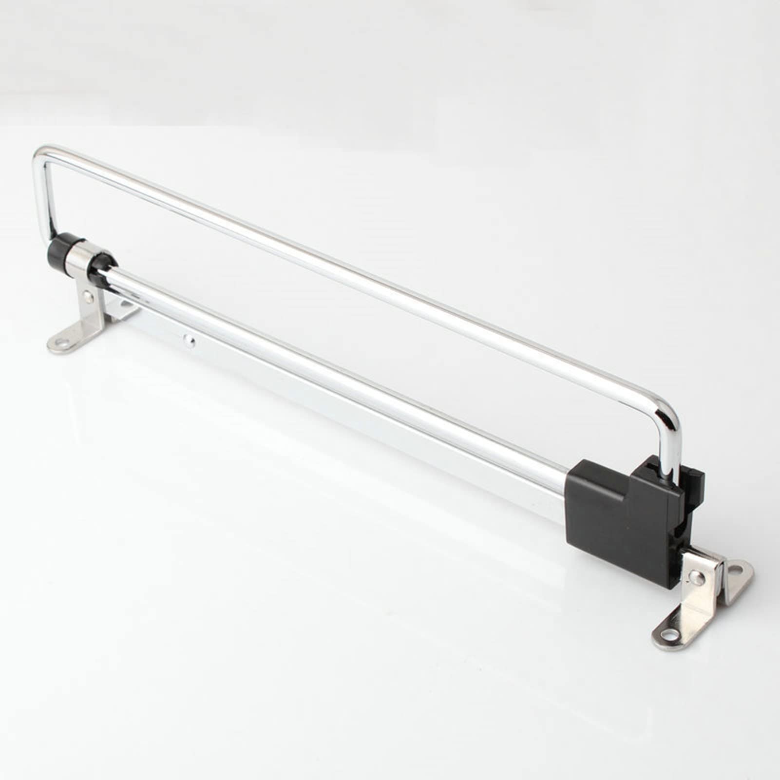 Heavy Duty Retractable Closet Pull Out Rod Closet Valet Rod Extending Rail Pull Out Hanger Closet Valet Rod Rail Sliding Extending Telescopic Clothes Rod, Closet Rod Bracket Wardrobe Hanger Rail
