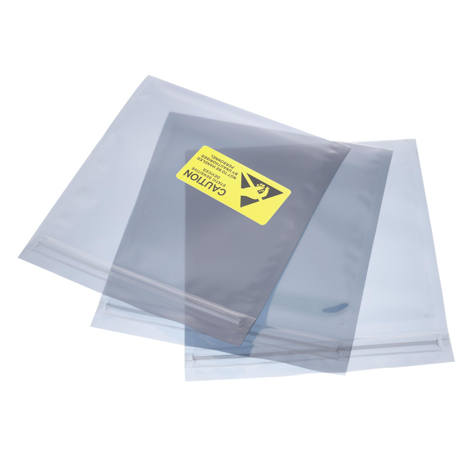 MECCANIXITY Anti Static Bags Shielding Bag 50pcs 7x8inch(18x20cm) Resealable with Labels for Hard Drive HDD SSD PCB Board