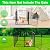 Garden Fencing 48 inch High, 8 Panels Total 17.7Ft(L). Garden Fence with Gate, Flower Bed Fencing, Dog Fences for The Yard, Dog Digging Fence Barrier (No Gate)