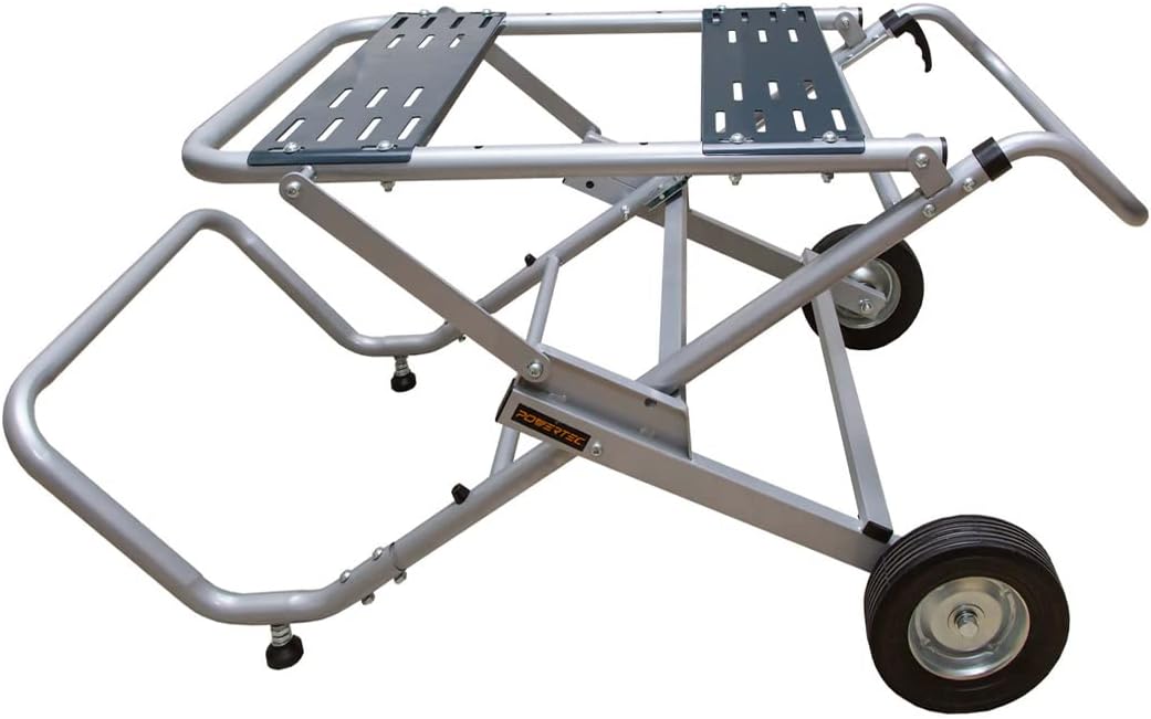 POWERTEC Table Saw Stand with Wheels