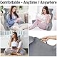 Suewidfay Lesekissen im Bett für Erwachsene, 90x80cm(LxH) Extra groß Rückenkissen zum Lesen mit Abnehmbarer Nackenrolle und Stützarm zum, Komfortkissen Lesekissen für Bett Couch oder Boden-Rückenlehne