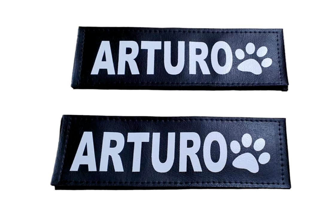 Lacucciadifido Etichette 16 x 5 cm Personalizzate Per Pettorina Cane Julius K9