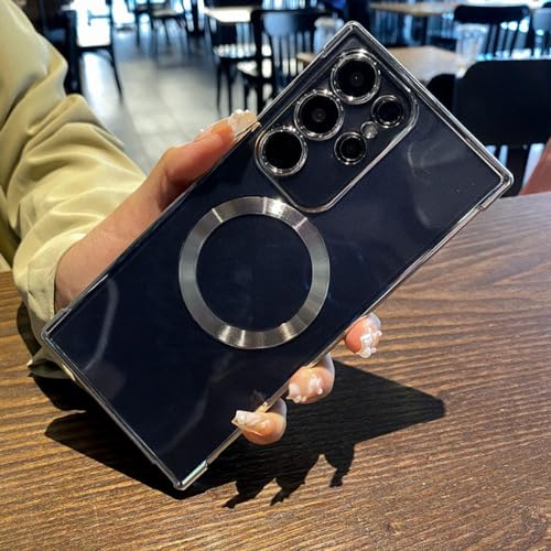 Coque de placage magnétique haut de gamme pour Galaxy S21 Plus