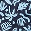 Tropical Navy Blue