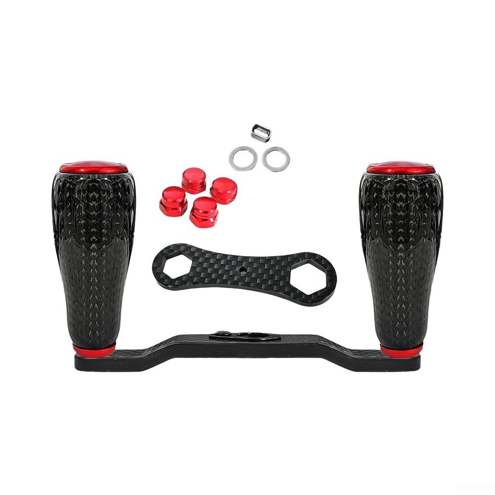 Manovella Carbonio per Daiwa S Bobina Baitcasting | di carbonio leggera, design ergonomico, compatibilità per daiwa S, ideale per baitcasting