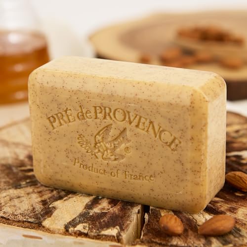 Image of Pre de Provence Artisanal French Soap Bar Enriched with Shea Butter, Honey Almond, 8.8 Ounce