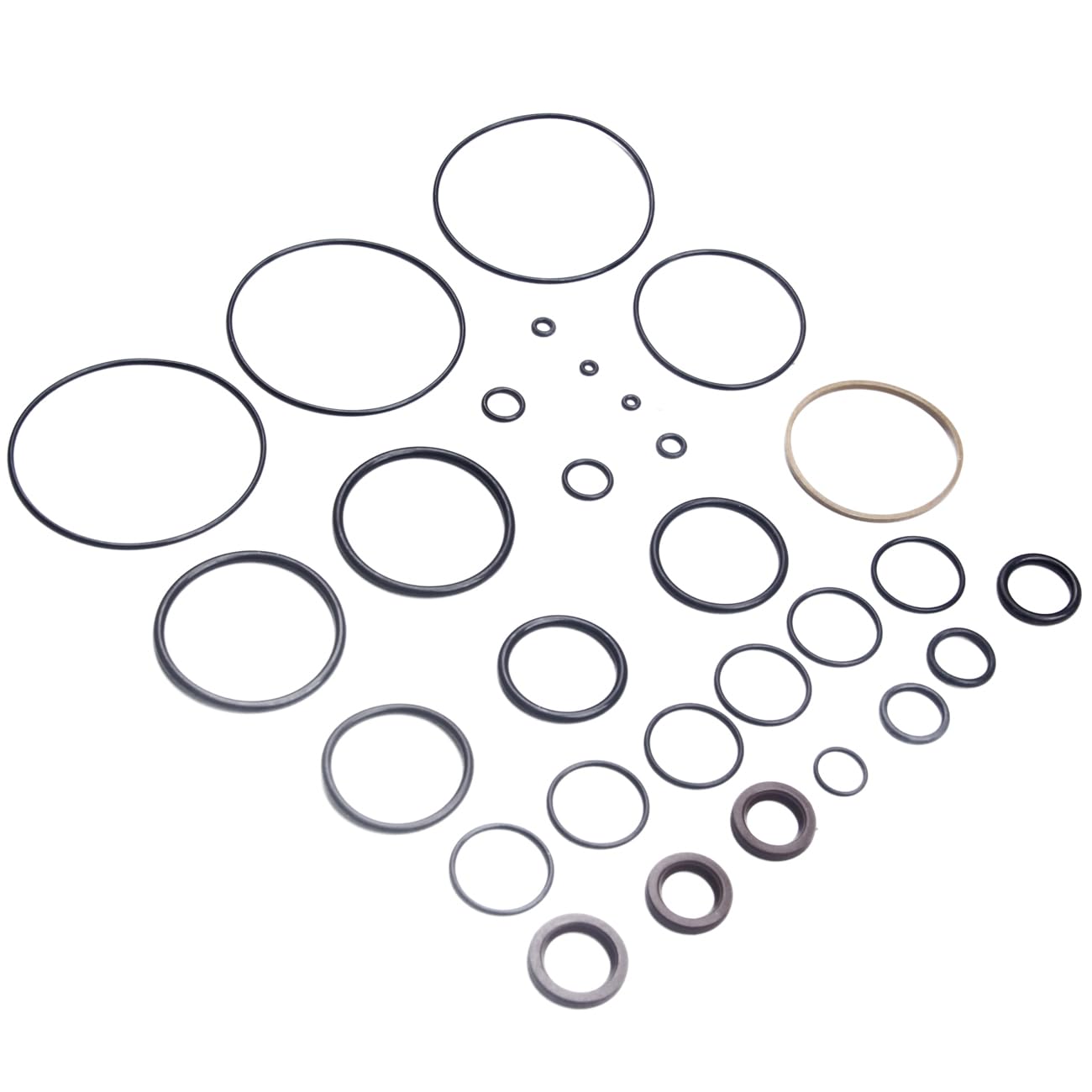 New Power Trim Tilt O-Ring Seal Rebuild Kit Compatible with Mercury Triple Ramgen 135 140 150 175 200 225 200 250 HP 1990-2001 Replace FSM010 811612A