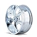 Ridler Style 695 Grey W/MACHINED Lip Wheel (17 x 7. inches /5 x 120 mm, 0 mm Offset)
