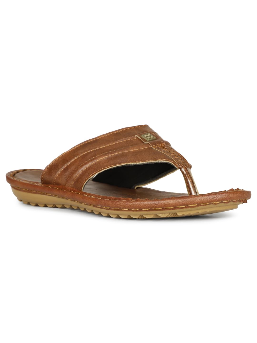 Bata Mens Flip Flop Slipper Spike Tan Light Brown (B09326P6N6) Amazon Price History, Amazon Price Tracker