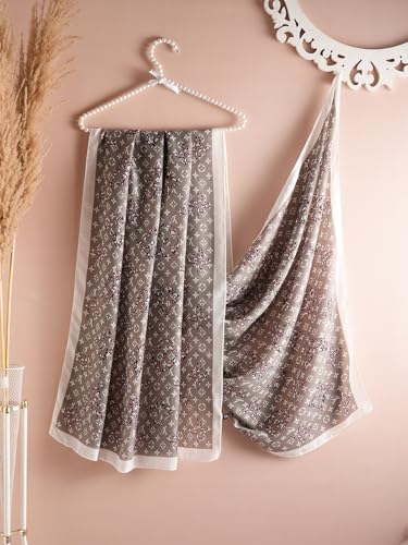 Image of Viscose Scarf for Women | Lightweight & Long | Stole for Women - Stylish Design | Neck Scarf, Hair Scarf, & Head Scarf for Women & Girls | All Season Accessory