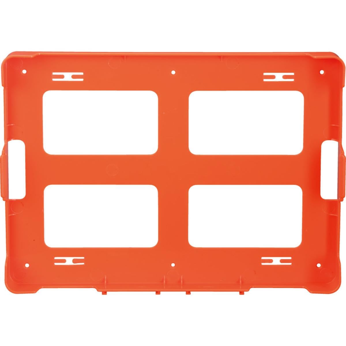 K.57 Erste-Hilfe-Koffer Pro, Füllung DIN 13169:2021, leuchtorange, Maße: 430x305x150 mm, mit Wandhalterung