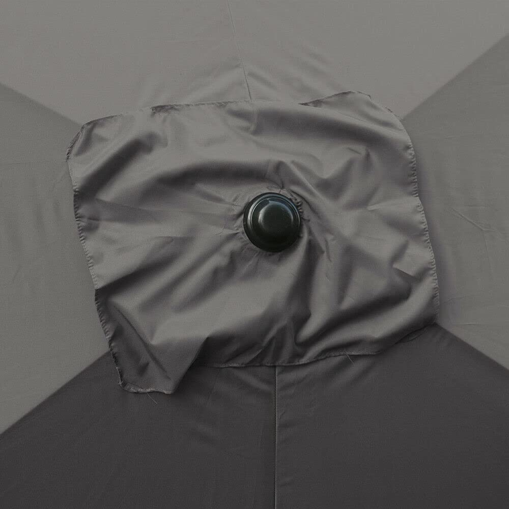 Ogród Parasol ogrodowe patio parasol na zewnątrz Słoń Słoń parasol baldachim Tilt korba 3M x 2m szary patio parasol parasol parasol sun odcienia