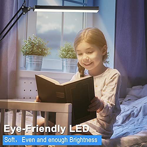 Tobeape-LED-Desk-Lamp-Adjustable-10W-Eye-Caring-Metal-Swing-Arm-Desk-Light-with-Clamp-3-Color-Modes-10-Brightness-Levels-Memory-Function-Table-Lamps-for-Home-Office