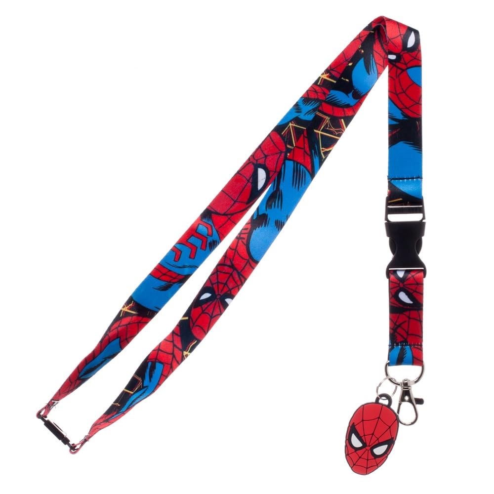 Bioworld Spider-Man Wall Crawler 22" Lanyard With ID Sleeve
