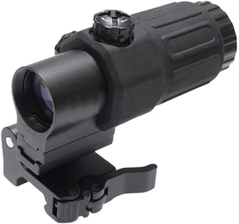 558 Red Green Dot Holographic Sight Reflex Scope with 3X Magnifier Quick Release Mount Combo