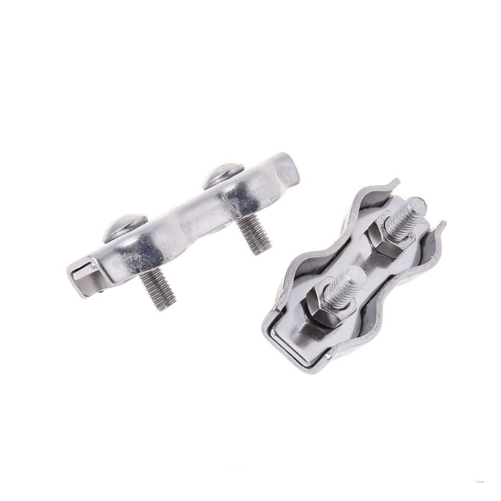 Clip di corda a filo pesante in acciaio inossidabi Morsetti for fune metallica in acciaio inossidabile con doppia impugnatura Morsetti for cavi for fili(2mm)