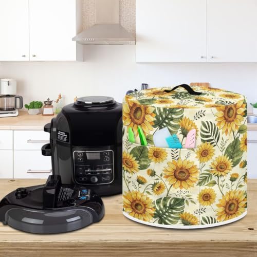 Image of Sunflower Rice Cooker Cover Gorgeous Air Fryer Cover 3-Quart
