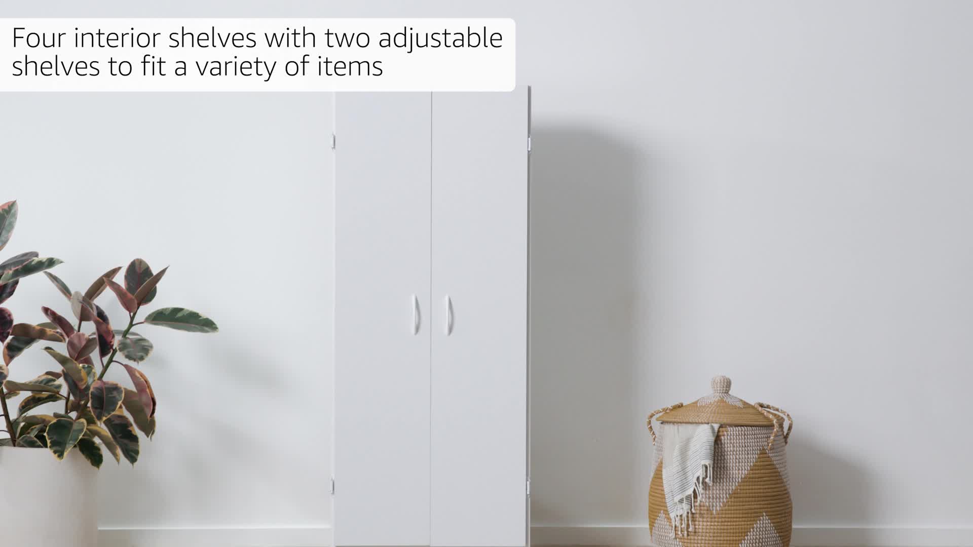 ClosetMaid 1556 Armadio Dispensa In Legno, Colore Espresso - 4 Ripiani (2 Regolabili), 151x61x31,8 Cm - 6
