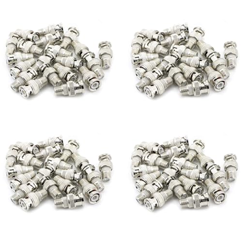 Adaptateur BNC mâle F femelle connecteur coaxial coupleur pour câble de caméra surveillance CCTV