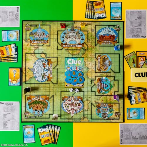 CLUE: juego de mesa One Piece - tesoro pirata miniatura 5
