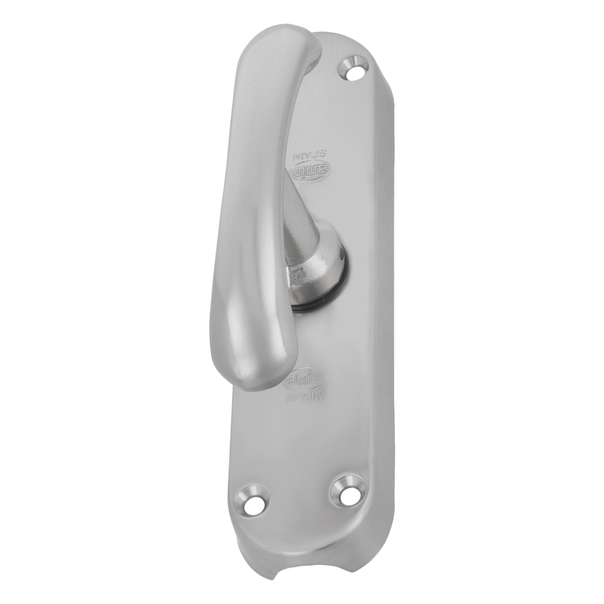 Amig Multicoloured - Overlay For Windows - Matte Chrome Finish Steel - Security Lock With Handle - Includes 5 Brackets - Dimensions: 150 X 38 Mm