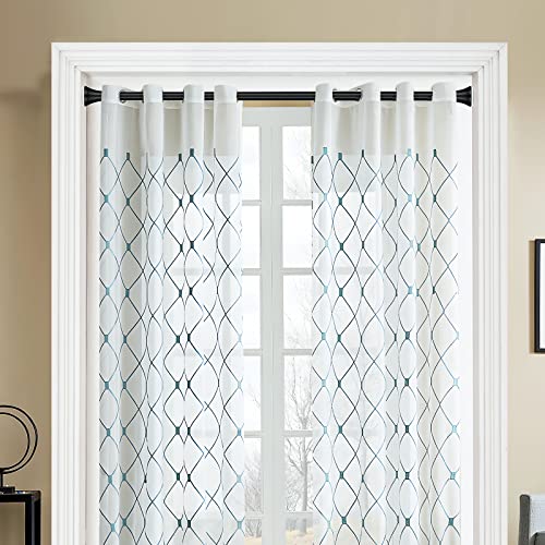 Zipglo Black Shower Curtain Rod 54-90Inch Spring Tension Rod No Drilling Shower Curtain Rod Tension Polished Stainless Steel Shower Curtain Rod For Shower Windows Doorway1 #TOP2