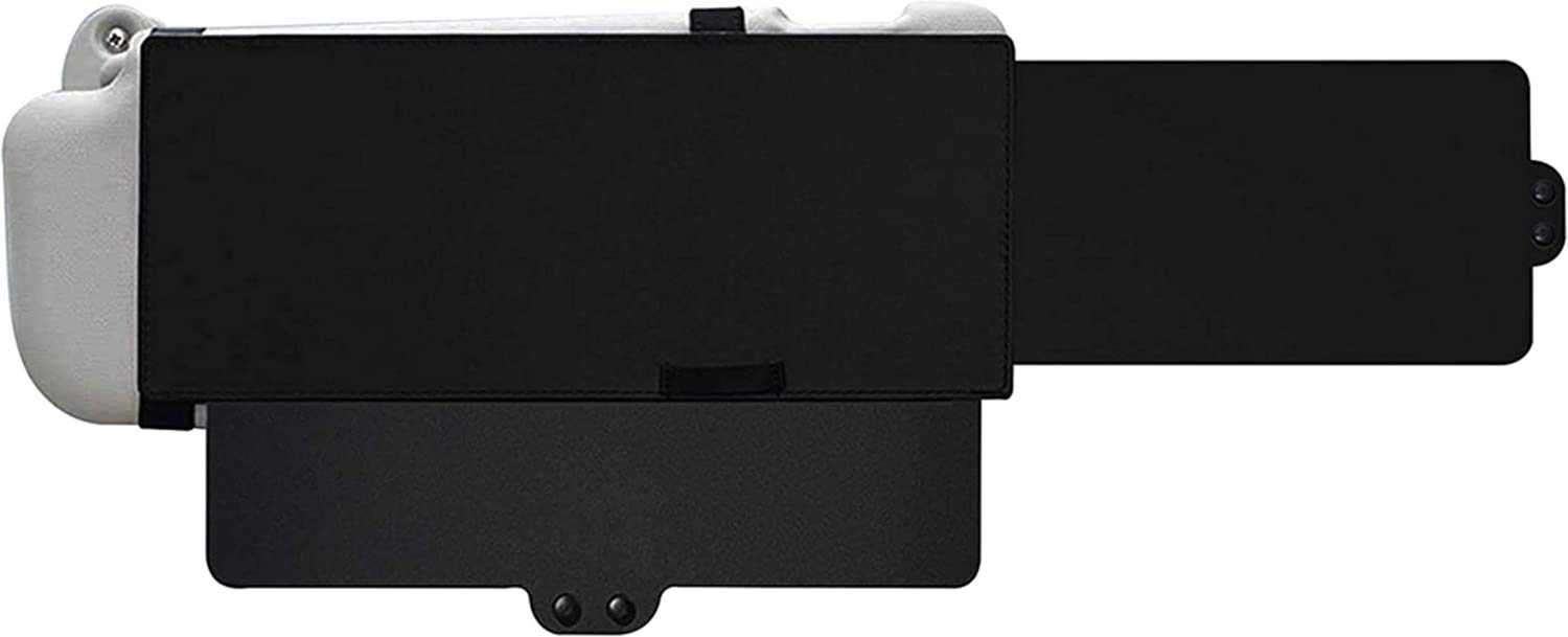 DELFINO Polarized Car Sun Visor Extender, One Pull Down Sunshade See Through Glass and One Side Sunshade Sun Block Piece | Snow Blindness | Protects from UV Rays | Universal Fit for Most of The Cars