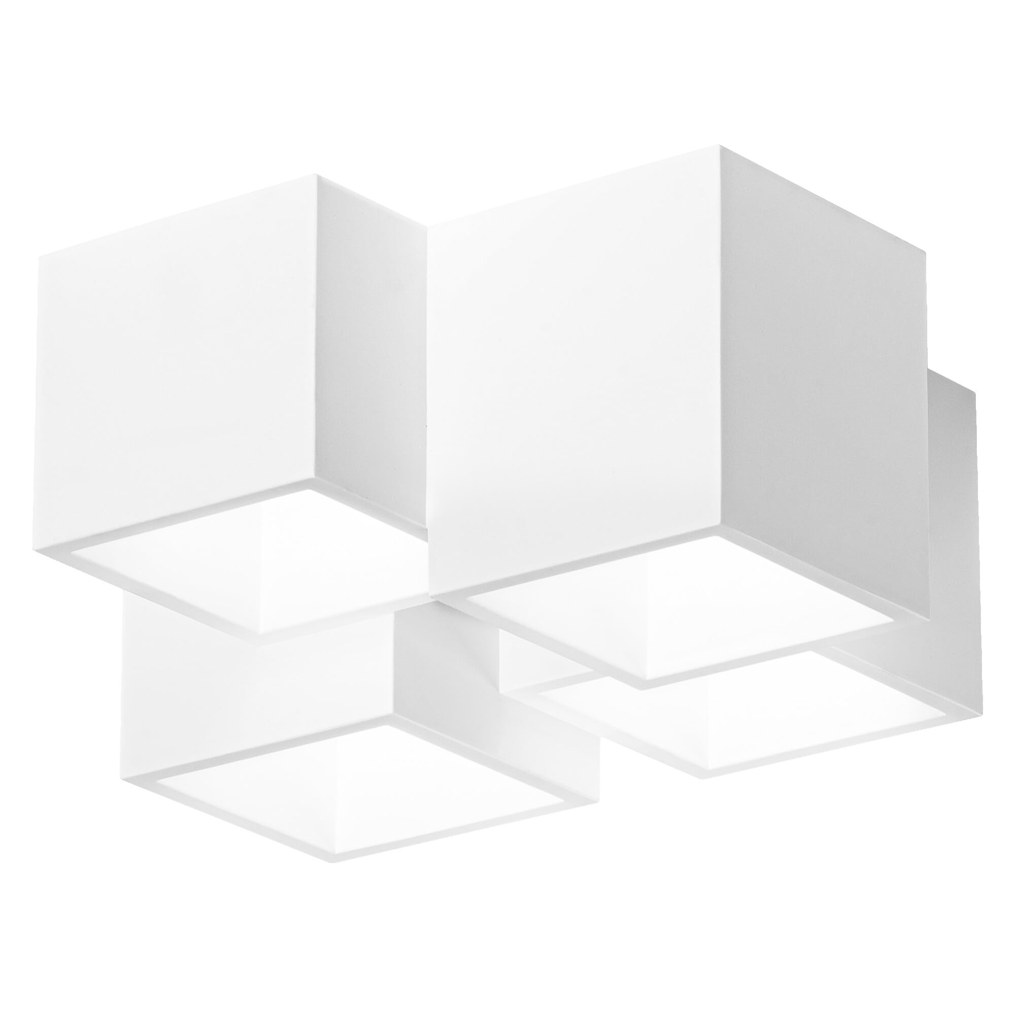 LEDVANCE SMART+ DECOR Swan plafoniera WiFi, bianca, 22W, 1680lm, luce bianca regolabile 3000-6500K, DIM, luce verso l'alto e il basso, controllabile tramite app, compatibile con Amazon, Google