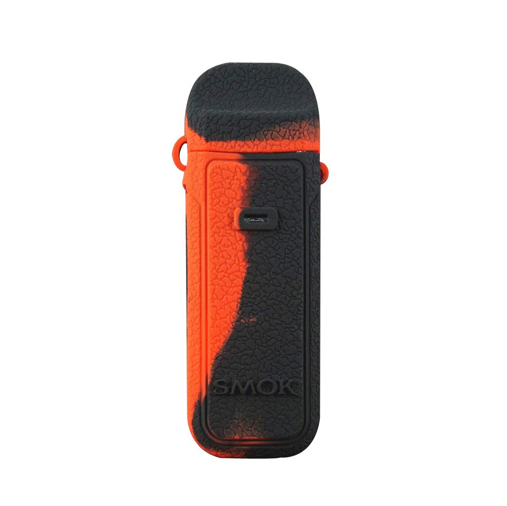 DSC-Mart Silicone Cover for Smok Nord X Case Protective Sleeve Skin Shield Wrap (BlackRed)