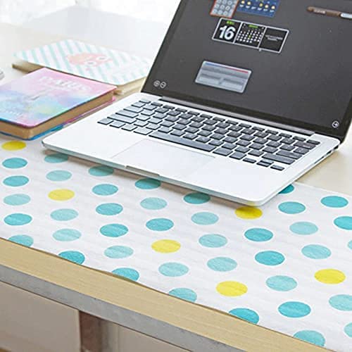Kitchen Shelf Mats Roll Sheets – Non-Slip Drawer & Cabinet Liner, Waterproof Oil-Proof Anti-Skid Mat for Kitchen, Refrigerator, Wardrobe & Storage Shelves (Multipurpose) 1